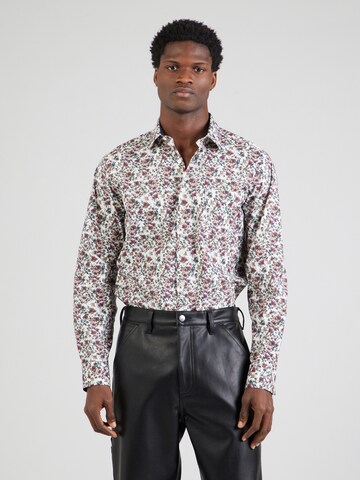 Jack's Regular fit Button Up Shirt in Red: front