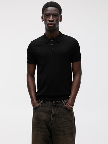 Pull-over Pull&Bear en noir : devant