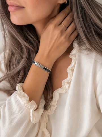 Holzwerk Armband 'CARPSEE' in Zilver