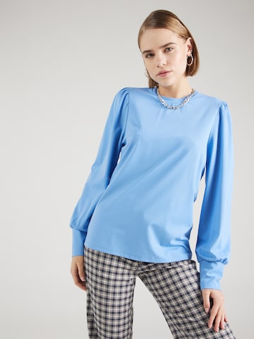 OBJECT - Camiseta 'Caroline' en azul: frente