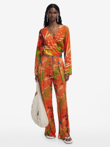 Camicia da donna di Desigual in arancione