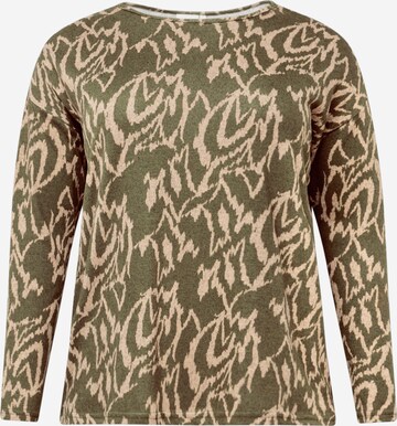 ONLY Carmakoma Shirt 'ALBA' in Green: front