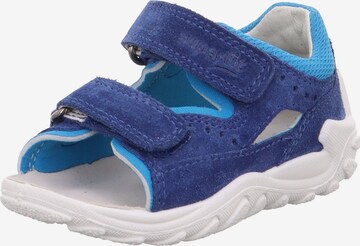 Pantofi deschiși 'Flow' de la SUPERFIT pe albastru: față