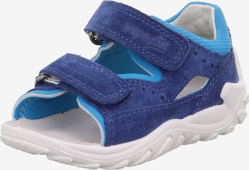 SUPERFIT Avonaiset kengät 'FLOW' värissä sininen: edessä
