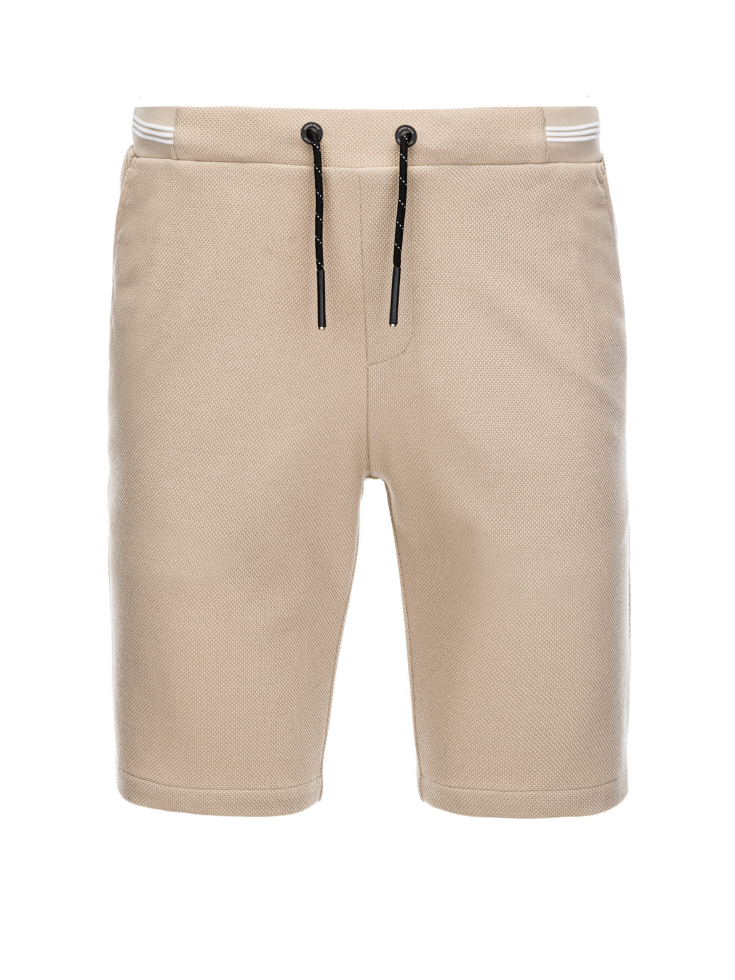 Ombre Shorts in Beige: Vorderseite