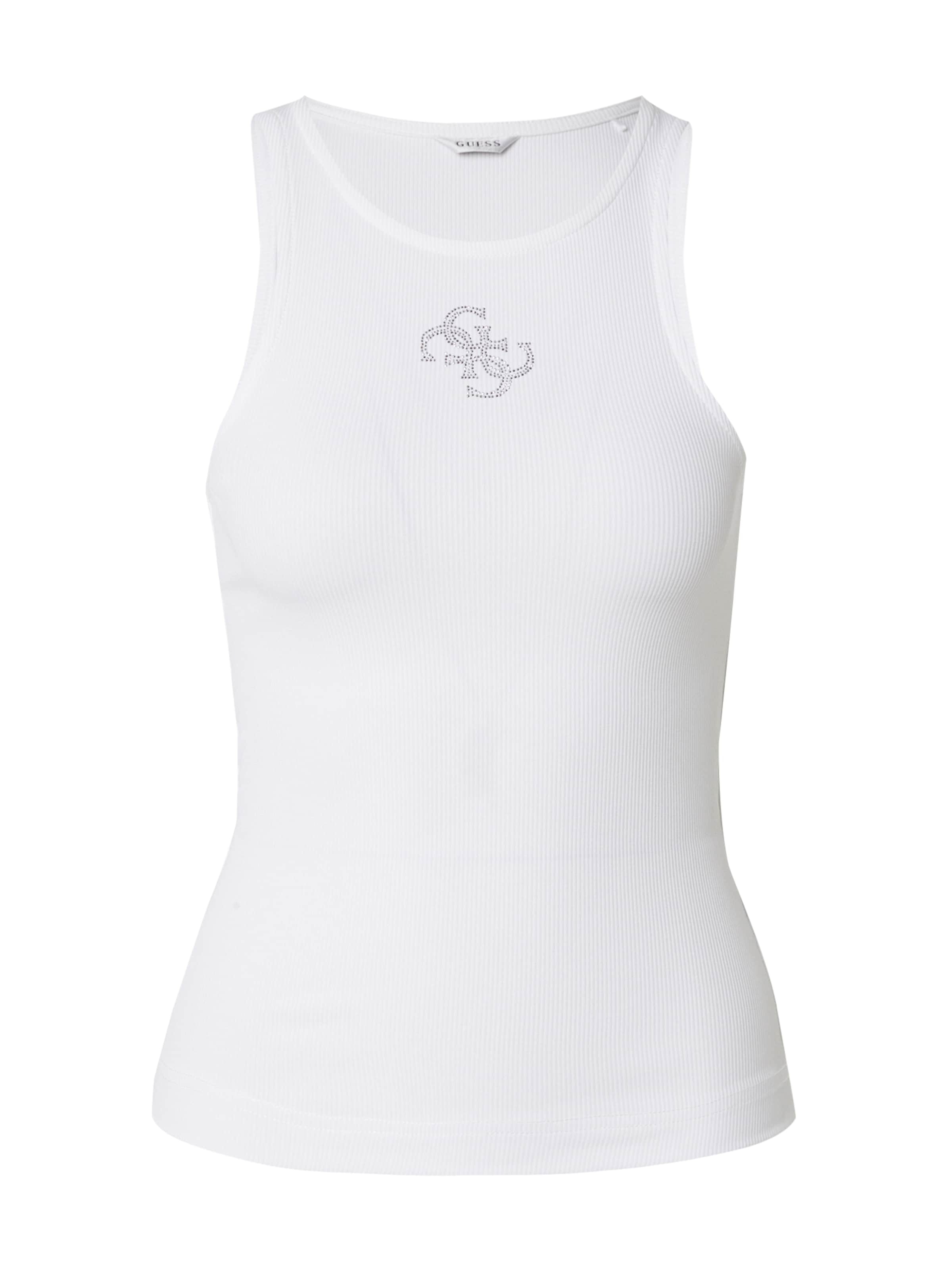 GUESS Топ 'Guendalina' в бяло: отпред