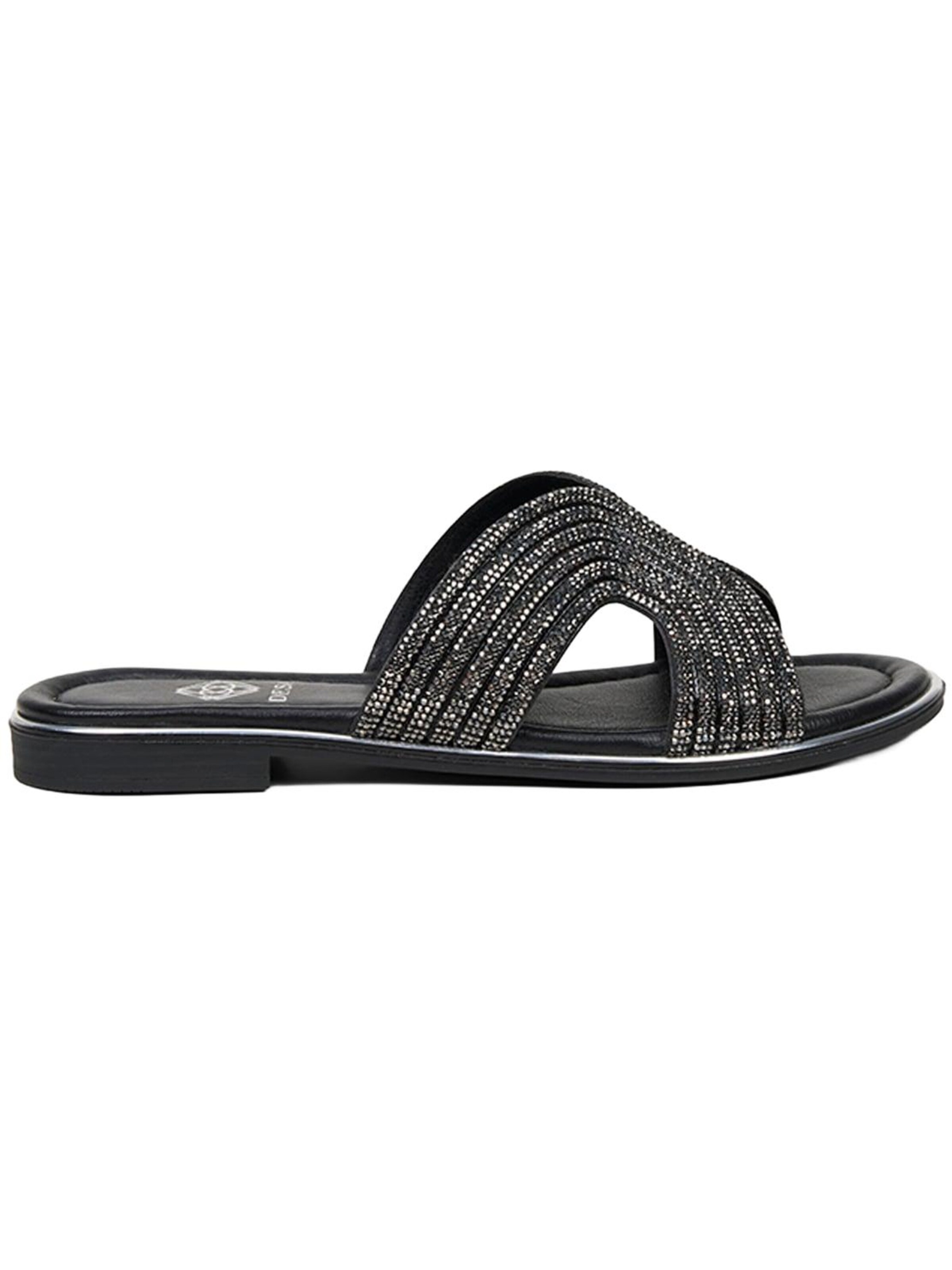 Desa Mule 'DESA Damen-Sandalen mit Steindetails' in Black