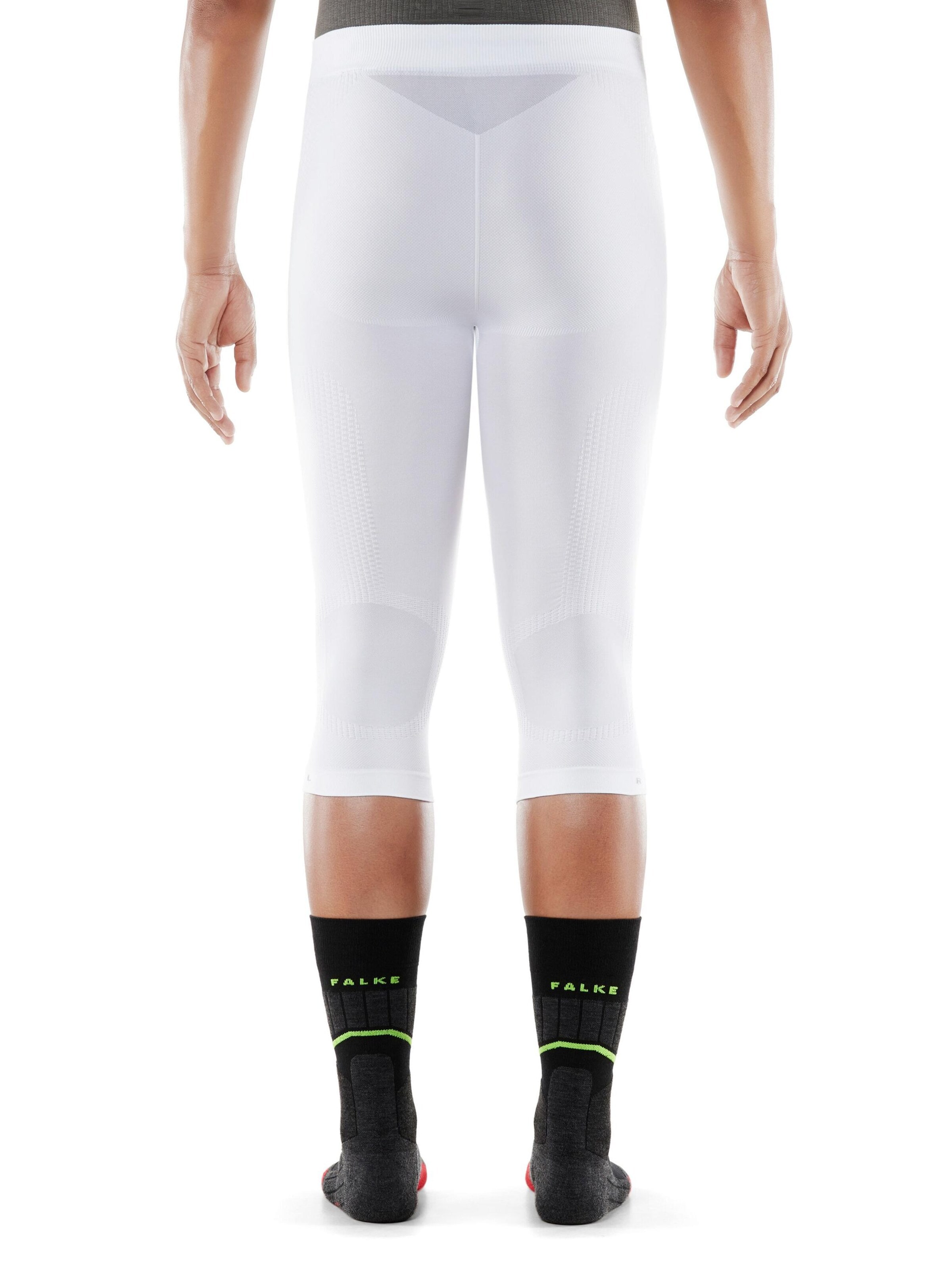FALKE Skinny Workout Pants 'Impulse Ski' in White