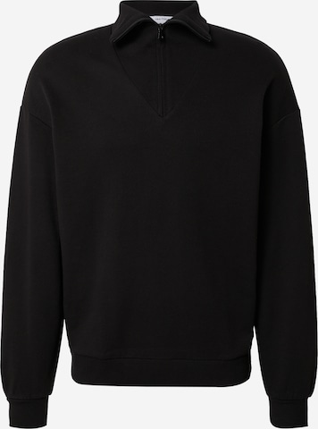 DAN FOX APPAREL Sweatshirt 'Joel' in Schwarz: predná strana