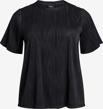 ZizziBluza 'Eminna' - crna boja: prednji dio