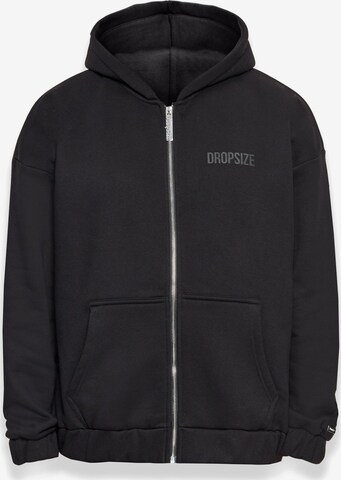 Dropsize Sweatjacke in Schwarz: predná strana