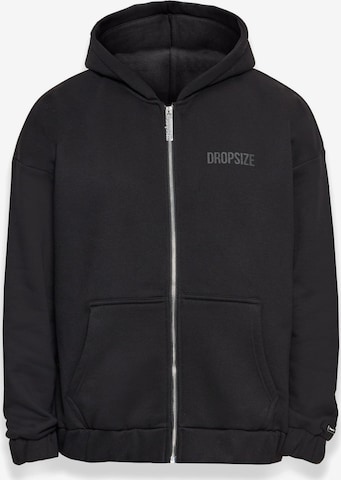 Dropsize Sweatjakke i sort: forside