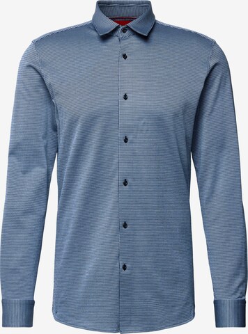 HUGO Regular fit Business Shirt 'Elisha' in Blue: front