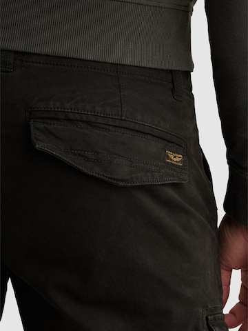 PME Legend Normalny krój Spodnie 'Nordrop tapered fit cargo pants' w kolorze czarny