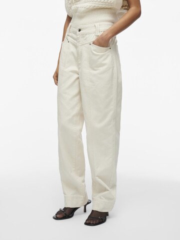ROUGE EDIT regular Jeans i beige