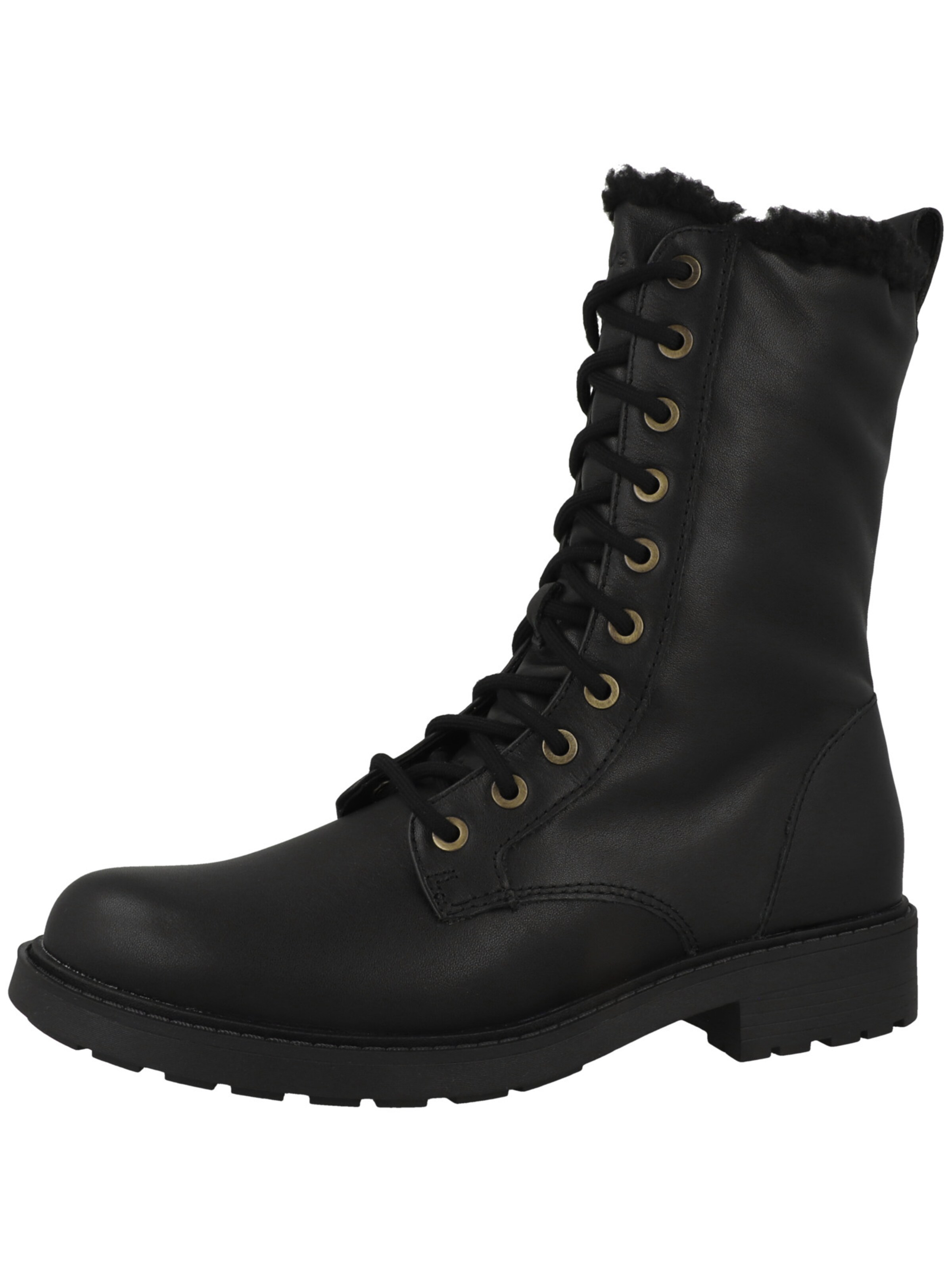 CLARKS Schnürstiefelette 'Orinoco2' in Schwarz