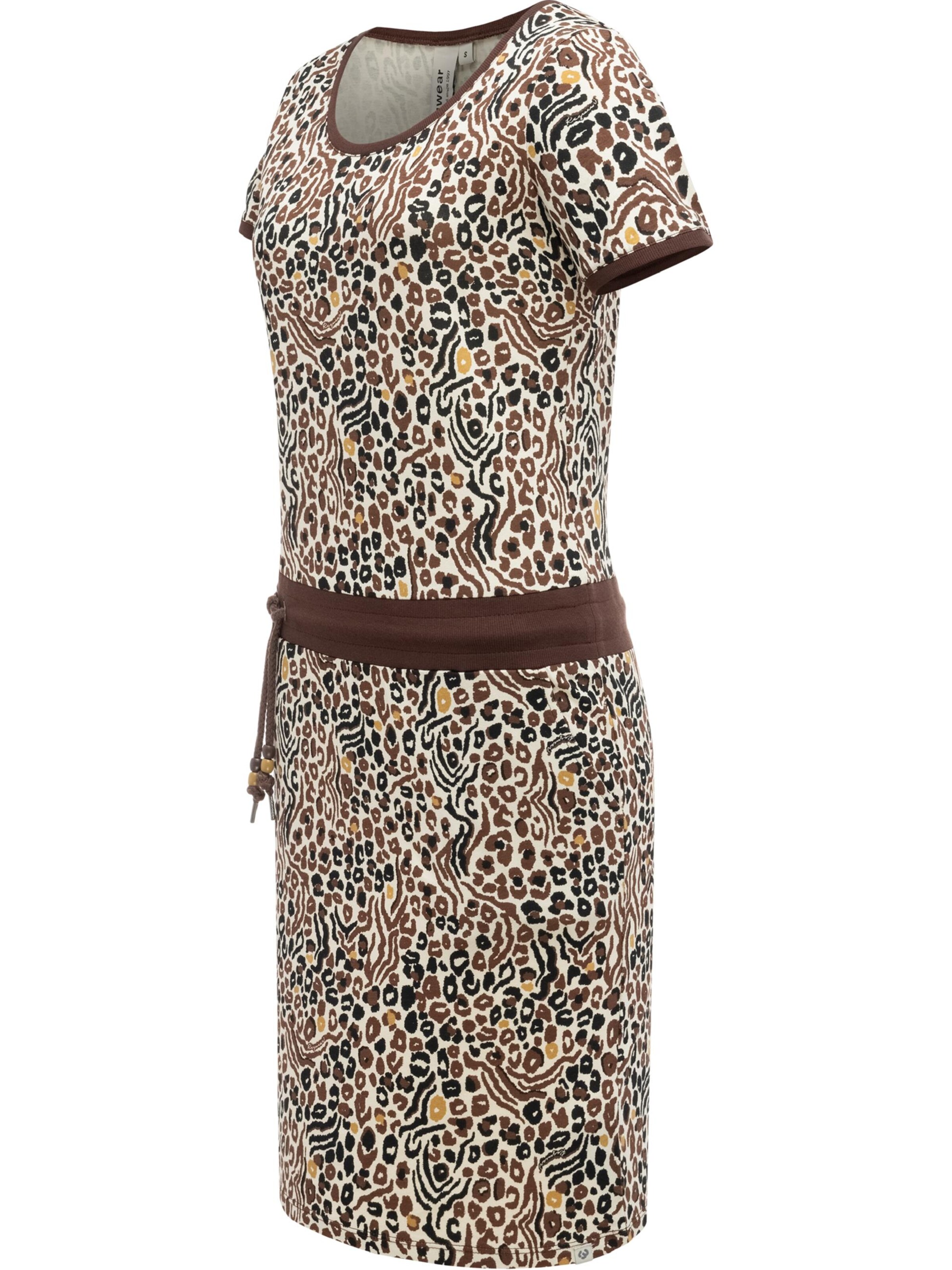 Ragwear Summer dress 'Baomi Zoo' in Brown