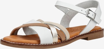 Oh! My Sandals Sandale in Weiß: Vorderseite