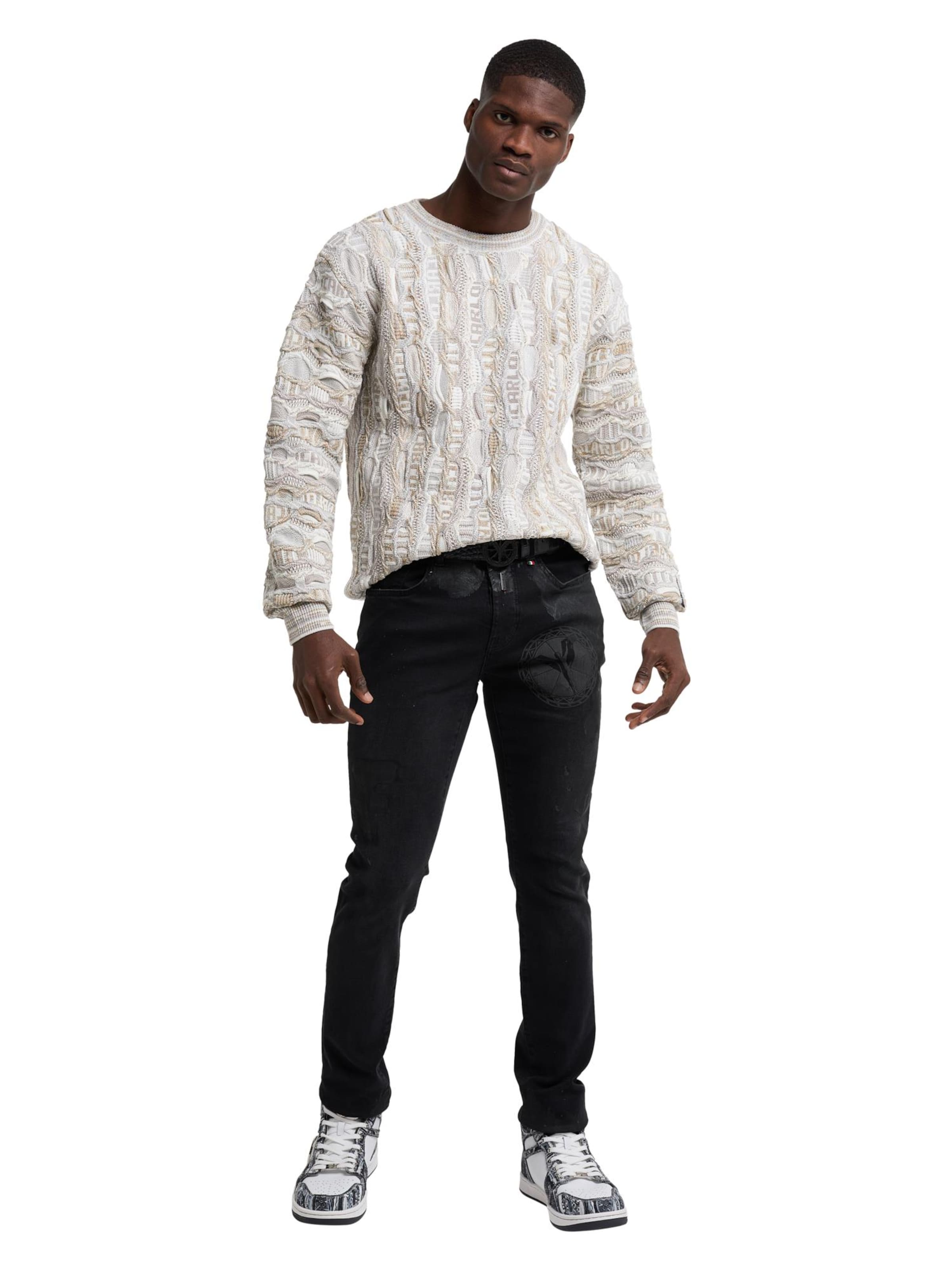 Carlo Colucci Sweater 'De Cristofaro' in Beige