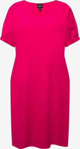 Robe Ulla Popken en rose : devant