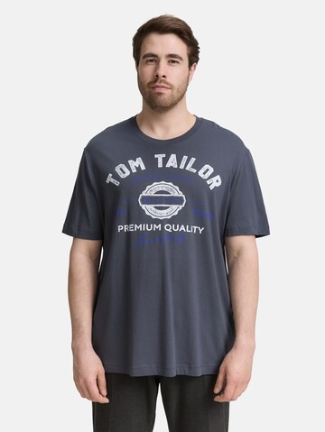 TOM TAILOR Men + Shirt in Grijs: voorkant