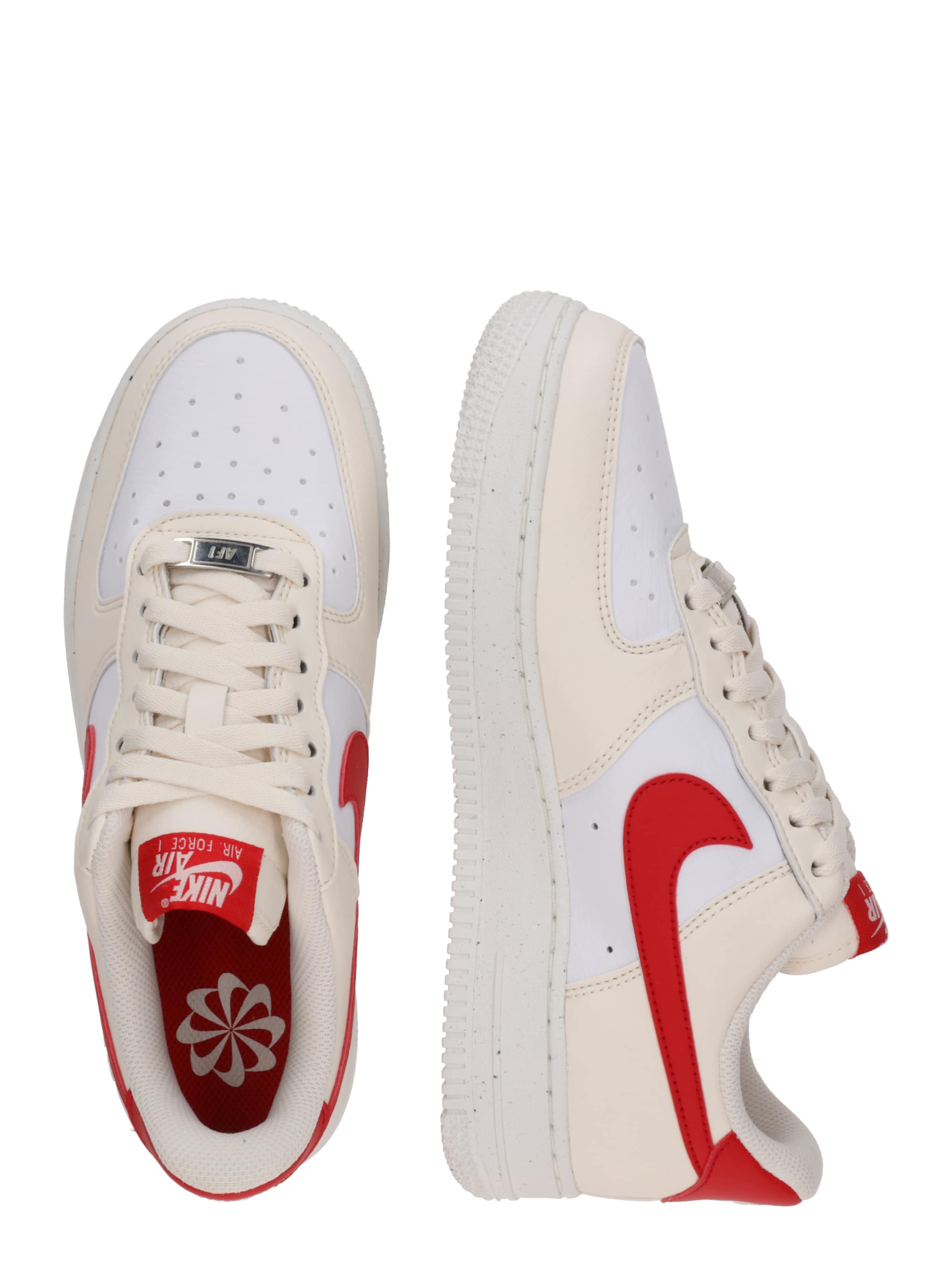 smėlio Nike Sportswear Sportbačiai be auliuko 'AIR FORCE 1 '07 NEXT NATURE'