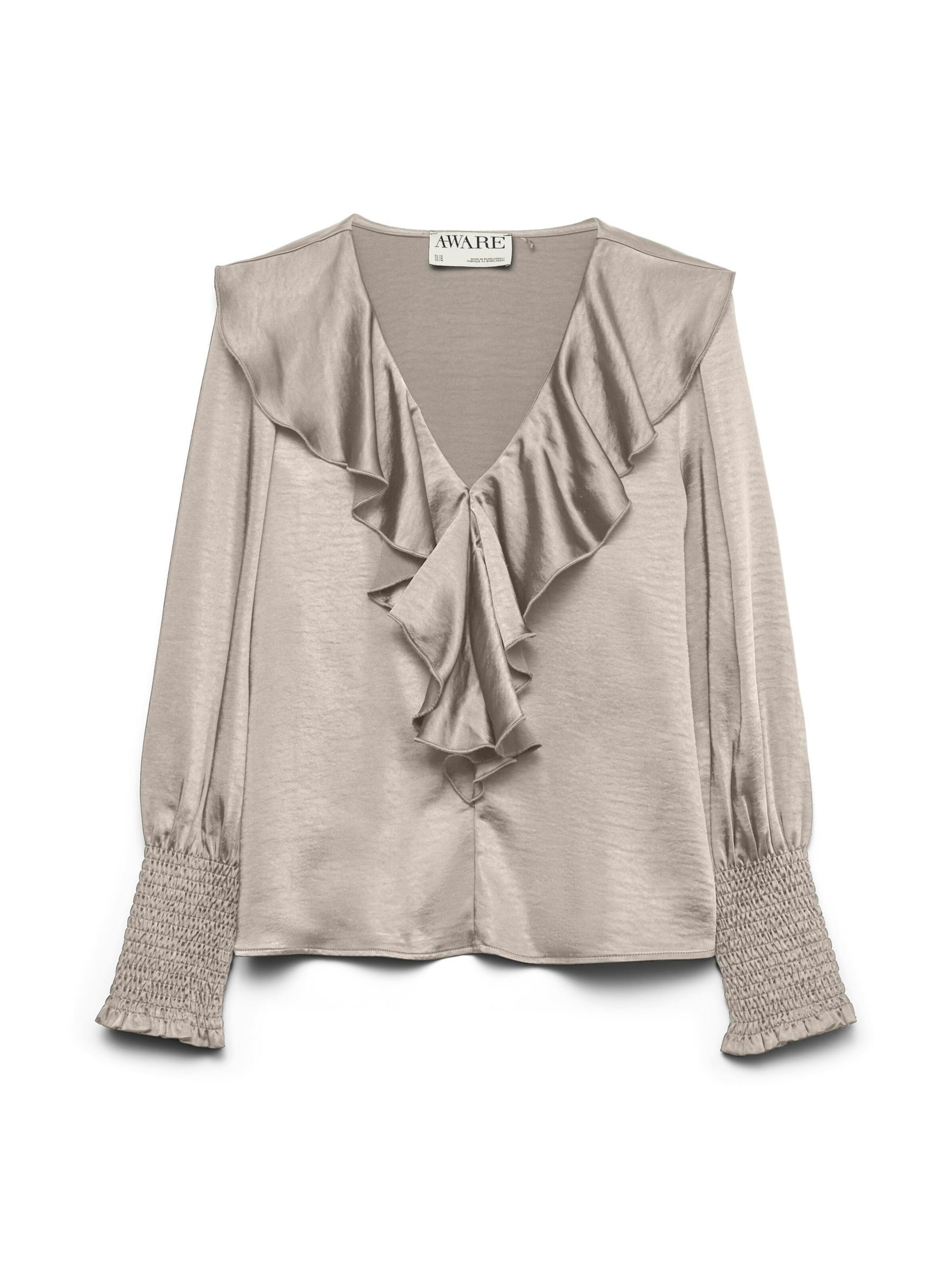 VERO MODA Blouse in de kleur Taupe, Productweergave