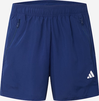 ADIDAS PERFORMANCE Spodnie sportowe 'Train Essentials' w kolorze ciemny niebieski / białym, Podgląd produktu