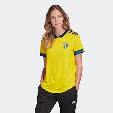 ADIDAS SPORTSWEAR Trikoo 'Schweden Home EM 2020' värissä keltainen: etupuoli