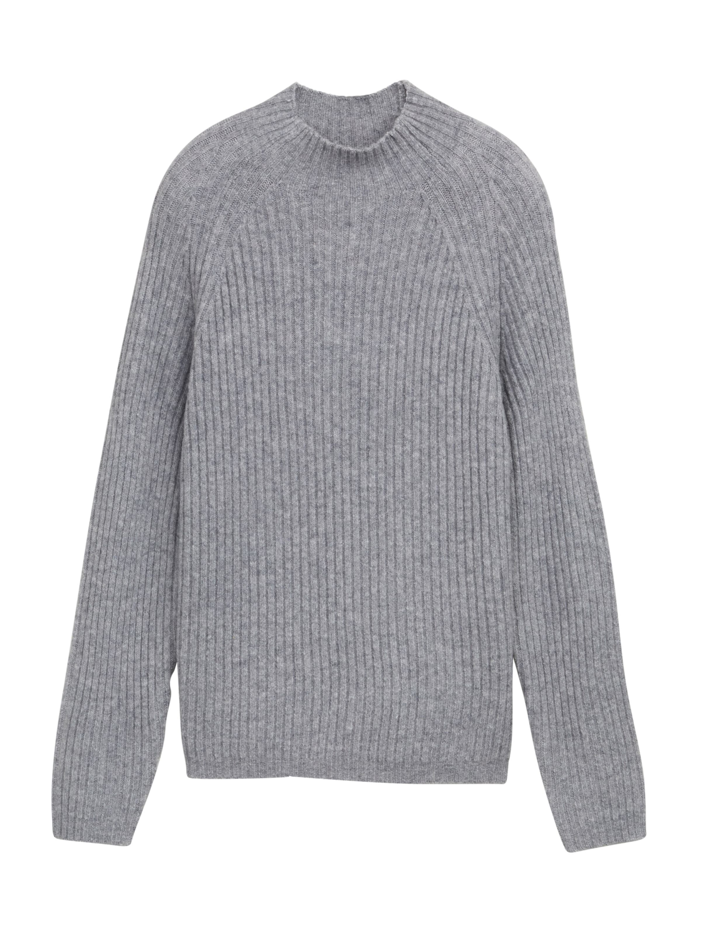 TOM TAILOR DENIM - Pullover em cinzento: frente