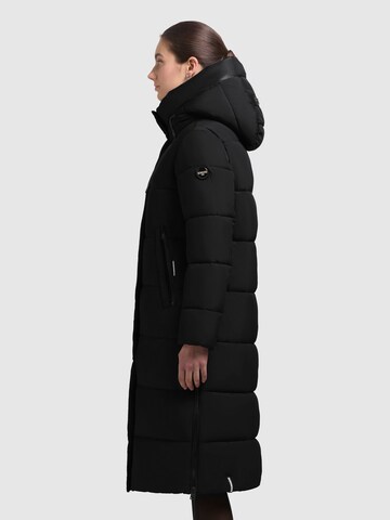 khujo Wintermantel 'Velia' in Zwart