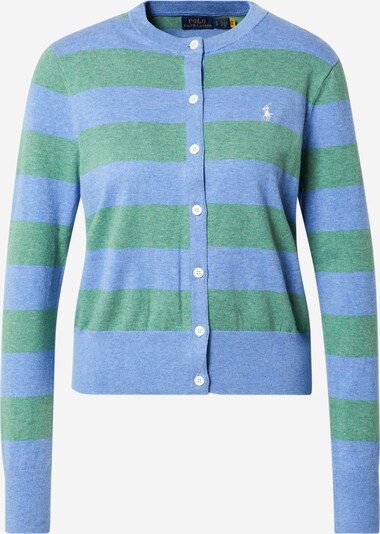 Polo Ralph Lauren Strickjacke in blau / grün / weiß, Produktansicht