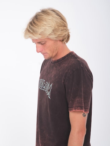 Volcom Performance Shirt ' FA MAX SHERMAN 3 SST ' in Brown