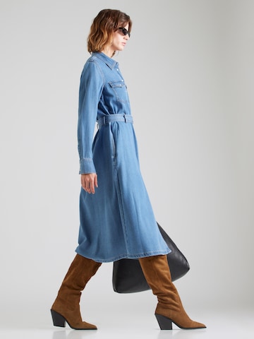 LEVI'S ®Košulja haljina 'Quincey Long Sleeve Maxi Dress' - plava boja