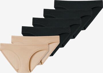 Slip uncover by SCHIESSER en beige : devant