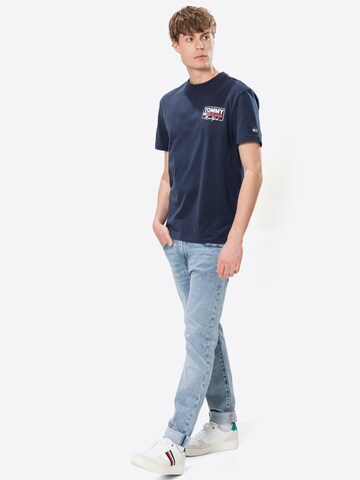 Tricou de la Tommy Jeans pe albastru