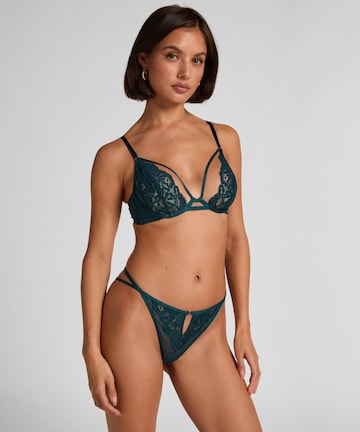 Hunkemöller String 'Cinnamon' in Blau