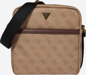 GUESS حقيبة تقليدية 'Vezzola' بلون بني: الأمام