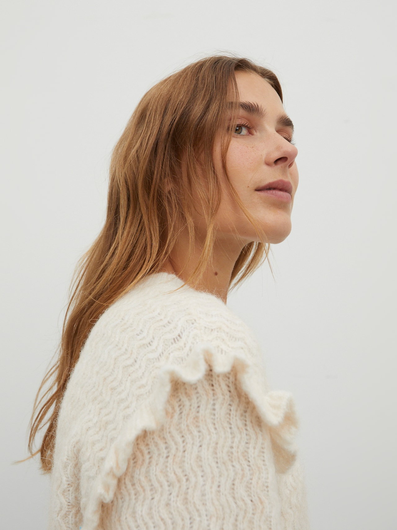 EDITED Trui 'Zera' Beige