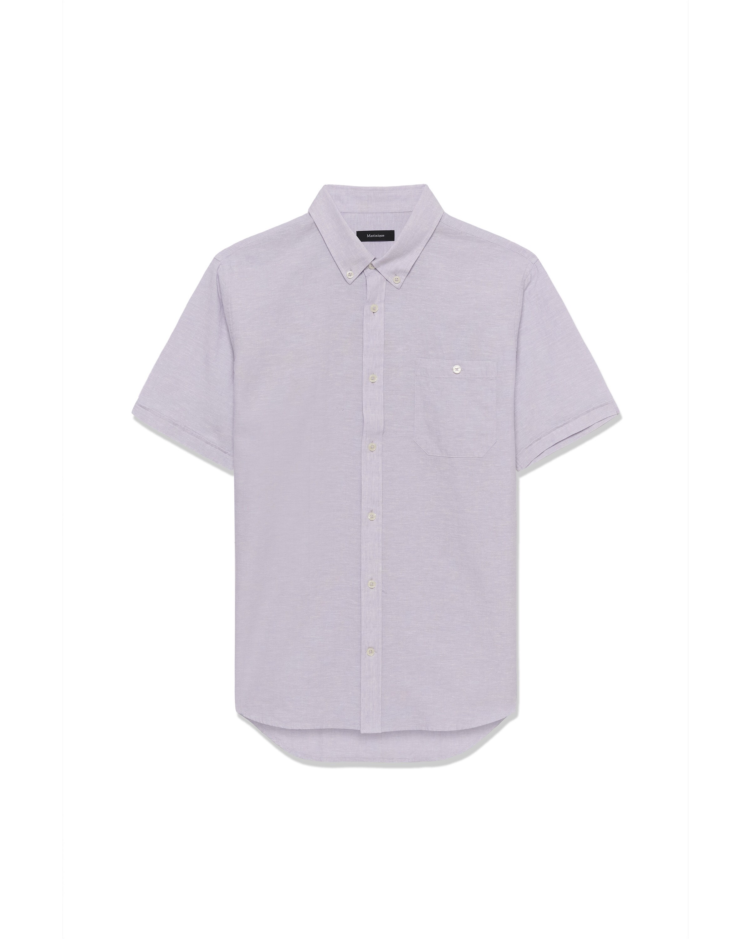 Matinique Button Up Shirt 'Trostol' in Purple: front