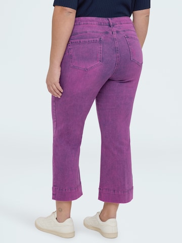 Fiorella Rubino Flared Jeans in Lila