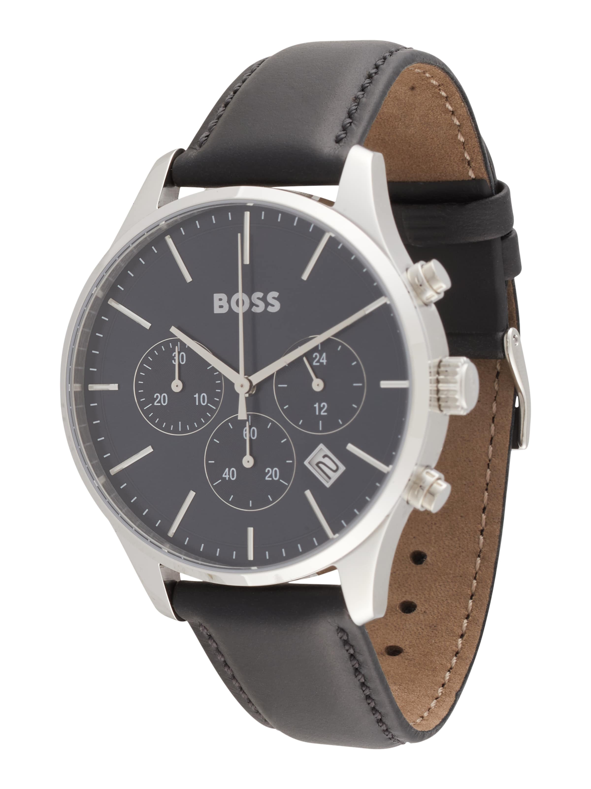 BOSS Analoogkell 'AVERY', värv must: eest vaates