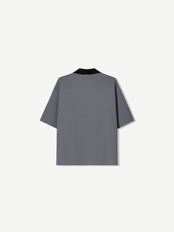 Vestes en maille Bershka en gris