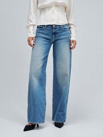 Salsa Jeans Wide leg Jeans in Blauw: voorkant