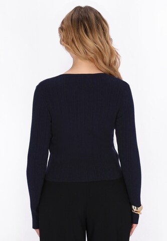 faina Strickjacke in Blau