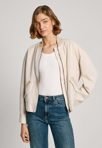 Pepe Jeans Tussenjas 'ANISSA' in Beige: voorkant