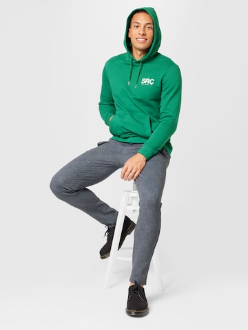 Only & Sons Sweatshirt 'RUNNING LIFE' in Green