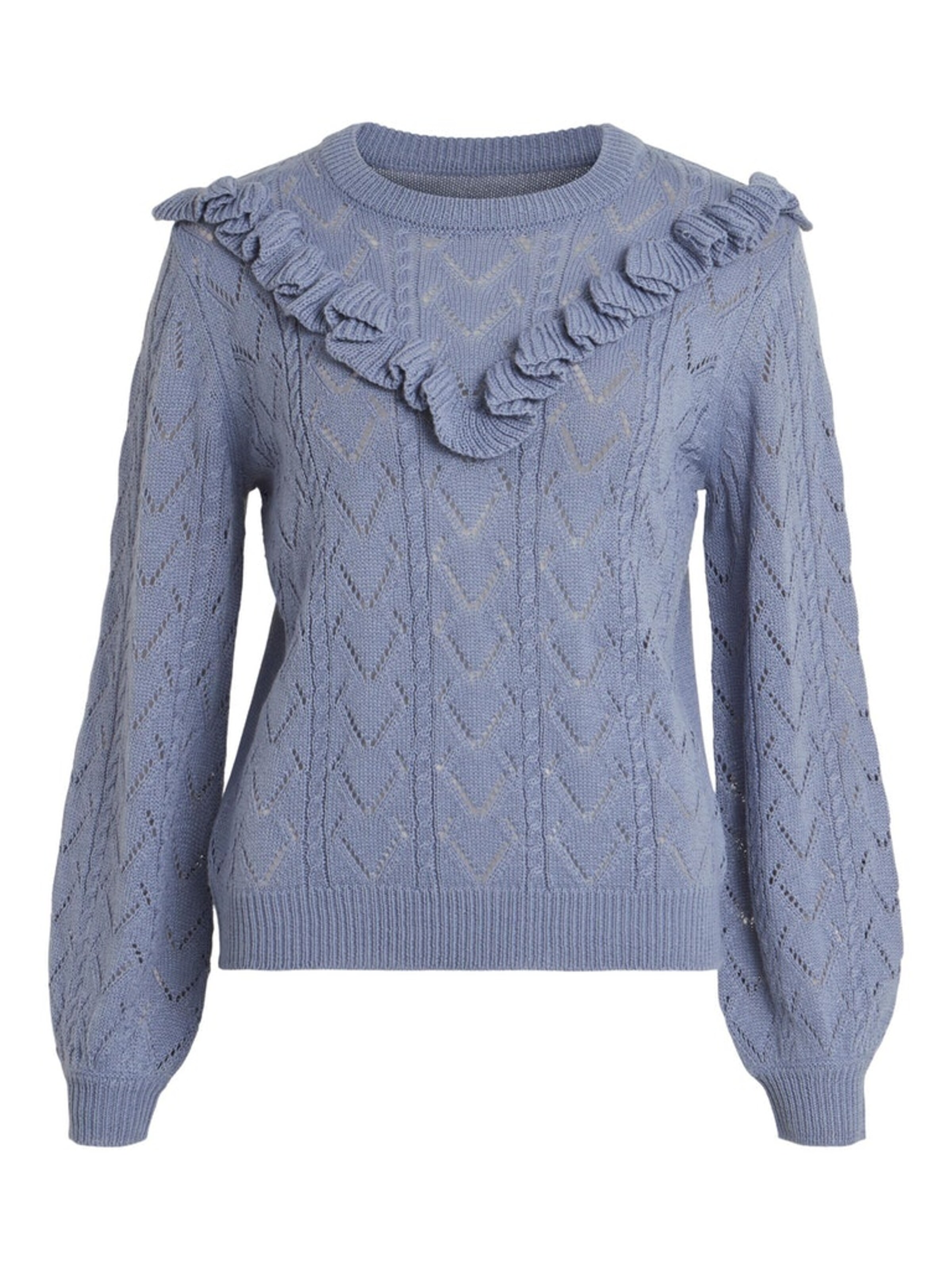 Frauen Pullover & Strick VILA Pullover 'Feba' in Blau - HE55058