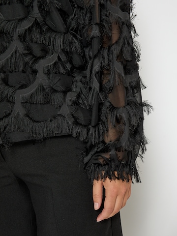 Peppercorn Bluse ' PCKylin Long Sleeve Blouse ' in Schwarz
