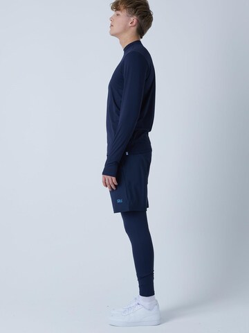 SPORTKIND Performance shirt 'Langarmshirt High-Neck' in Blue